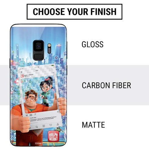 Disney Wreck-it Ralph and Vanellope Instagram Pose Galaxy S9 Skin
